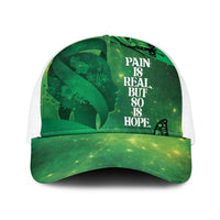 World Mental Health Awareness Month Baseball Net Cap Warriors Brave Strong Galaxy Vibes - Wonder Print Shop