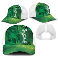 World Mental Health Awareness Month Baseball Net Cap Warriors Brave Strong Galaxy Vibes - Wonder Print Shop