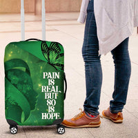 World Mental Health Awareness Month Luggage Cover Warriors Brave Strong Galaxy Vibes