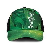World Mental Health Awareness Month Mesh Trucker Cap Warriors Brave Strong Galaxy Vibes - Wonder Print Shop