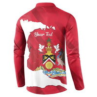 Personalized Trinidad and Tobago Independence Day Button Sweatshirt August 31st Proud - Wonder Print Shop
