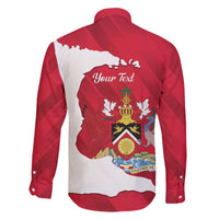 Personalized Trinidad and Tobago Independence Day Family Matching Off The Shoulder Long Sleeve Dress and Hawaiian Shirt August 31st Proud - Wonder Print Shop