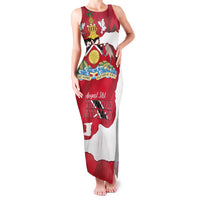 Personalized Trinidad and Tobago Independence Day Family Matching Tank Maxi Dress and Hawaiian Shirt August 31st Proud - Wonder Print Shop