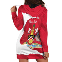 Personalized Trinidad and Tobago Independence Day Hoodie Dress August 31st Proud - Wonder Print Shop