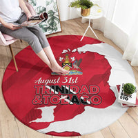 Trinidad and Tobago Independence Day Round Carpet August 31st Proud - Wonder Print Shop