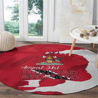 Trinidad and Tobago Independence Day Round Carpet August 31st Proud - Wonder Print Shop