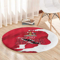 Trinidad and Tobago Independence Day Round Carpet August 31st Proud - Wonder Print Shop