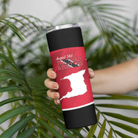 Personalized Trinidad and Tobago Independence Day Skinny Tumbler August 31st Proud - Wonder Print Shop