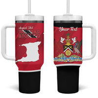 Personalized Trinidad and Tobago Independence Day Tumbler With Handle August 31st Proud - Wonder Print Shop