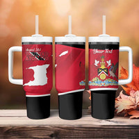 Personalized Trinidad and Tobago Independence Day Tumbler With Handle August 31st Proud - Wonder Print Shop