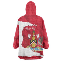Personalized Trinidad and Tobago Independence Day Wearable Blanket Hoodie August 31st Proud - Wonder Print Shop