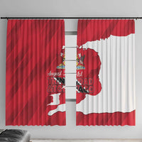 Trinidad and Tobago Independence Day Window Curtain August 31st Proud - Wonder Print Shop