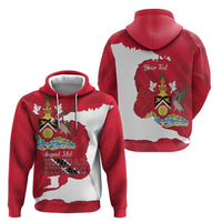 Personalized Trinidad and Tobago Independence Day Zip Hoodie August 31st Proud - Wonder Print Shop