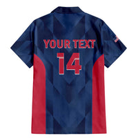 Custom USA Cricket Family Matching Mermaid Dress and Hawaiian Shirt Go United States Simple Version - Wonder Print Shop