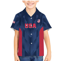 Custom USA Cricket Family Matching Mermaid Dress and Hawaiian Shirt Go United States Simple Version - Wonder Print Shop