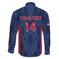 Custom USA Cricket Family Matching Short Sleeve Bodycon Dress and Hawaiian Shirt Go United States Simple Version - Wonder Print Shop