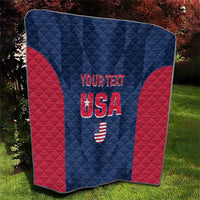 Custom USA Cricket Quilt Go United States Simple Version - Wonder Print Shop
