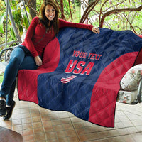 Custom USA Cricket Quilt Go United States Simple Version - Wonder Print Shop