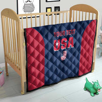 Custom USA Cricket Quilt Go United States Simple Version - Wonder Print Shop