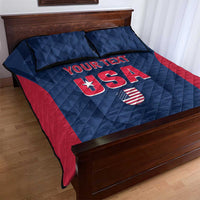 Custom USA Cricket Quilt Bed Set Go United States Simple Version - Wonder Print Shop