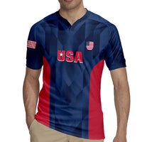 Custom USA Cricket Rugby Jersey Go United States Simple Version - Wonder Print Shop