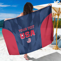 Custom USA Cricket Sarong Go United States Simple Version - Wonder Print Shop