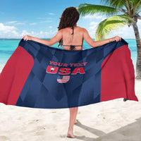 Custom USA Cricket Sarong Go United States Simple Version - Wonder Print Shop