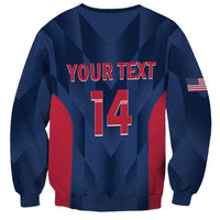 Custom USA Cricket Sweatshirt Go United States Simple Version - Wonder Print Shop