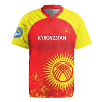 Custom Kyrgyzstan Football Rugby Jersey Go White Falcons Sporty Style - Wonder Print Shop