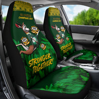 South Africa Rugby Car Seat Cover Go Bokke World Cup Champions History - Wonder Print Shop