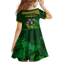 South Africa Rugby Family Matching Off Shoulder Long Sleeve Dress and Hawaiian Shirt Go Bokke World Cup Champions History - Wonder Print Shop