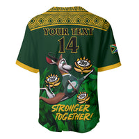 Custom South Africa Rugby Baseball Jersey Go Bokke World Cup Champions History - Wonder Print Shop