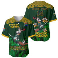 Custom South Africa Rugby Baseball Jersey Go Bokke World Cup Champions History - Wonder Print Shop
