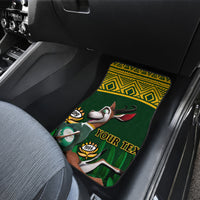 Custom South Africa Rugby Car Mats Go Bokke World Cup Champions History - Wonder Print Shop