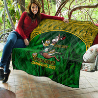Custom South Africa Rugby Quilt Go Bokke World Cup Champions History - Wonder Print Shop