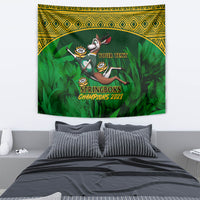 Custom South Africa Rugby Tapestry Go Bokke World Cup Champions History - Wonder Print Shop