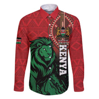 Kenya Independence Day Family Matching Off The Shoulder Long Sleeve Dress and Hawaiian Shirt Jamhuri ya Kenya 1963 - African Pattern - Wonder Print Shop