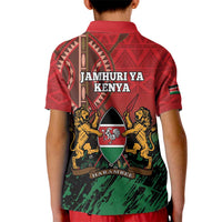Kenya Independence Day Kid Polo Shirt Jamhuri ya Kenya 1963 - African Pattern - Wonder Print Shop