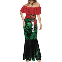 Kenya Independence Day Mermaid Dress Jamhuri ya Kenya 1963 - African Pattern - Wonder Print Shop
