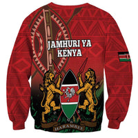 Kenya Independence Day Sweatshirt Jamhuri ya Kenya 1963 - African Pattern - Wonder Print Shop