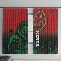 Kenya Independence Day Window Curtain Jamhuri ya Kenya 1963 - African Pattern - Wonder Print Shop