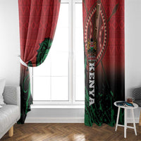 Kenya Independence Day Window Curtain Jamhuri ya Kenya 1963 - African Pattern - Wonder Print Shop