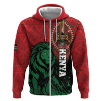 Kenya Independence Day Zip Hoodie Jamhuri ya Kenya 1963 - African Pattern - Wonder Print Shop