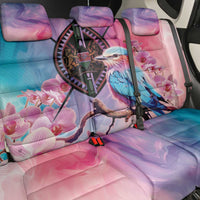 Kenya Lilac-Breasted Roller Back Car Seat Cover Coat Of Arms Mix Orchid - Wonder Print Shop