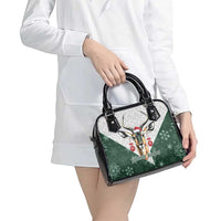 South Africa Springboks Christmas Shoulder Handbag Bokke Santa - Geseende Kersfees