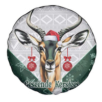 South Africa Springboks Christmas Spare Tire Cover Bokke Santa - Geseende Kersfees - Wonder Print Shop