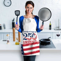 United States 250th Anniversary Apron USA 4th Of July Proud - Wonder Print Shop