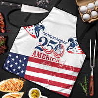 United States 250th Anniversary Apron USA 4th Of July Proud - Wonder Print Shop