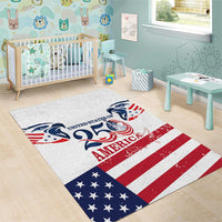 United States 250th Anniversary Area Rug USA 4th Of July Proud - Wonder Print Shop