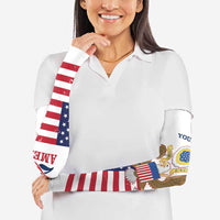 Personalized United States 250th Anniversary Arm Sleeves USA 4th Of July Proud - Wonder Print Shop